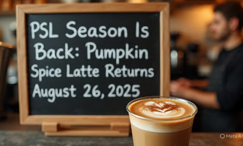 Pumpkin Spice Latte 2025 Release Date