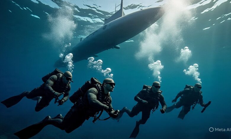 navy seals submarine training pacific